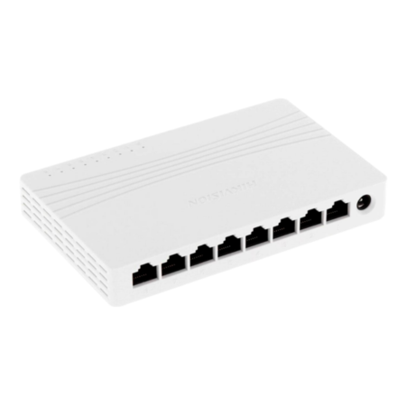 Switch No Administrable de Escritorio 8 puertos Gigabit 10/100/1000 Mbps